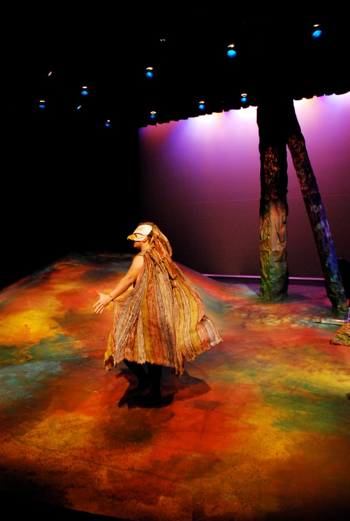 The Eagle with his back to the camera